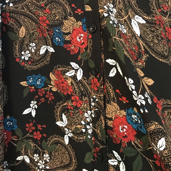 Blouse, floral boho style - Picture 4 of 5